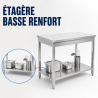 Stainless Steel Table 800x600 mm with Lower Shelf — Pro