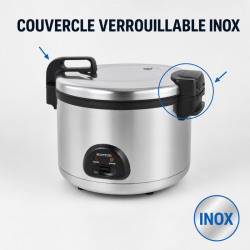 Cuociriso Professionale 12 L 2850 W Inox — CHR
