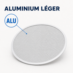Teglia per Pizza Forata Ø 400 mm Alluminio