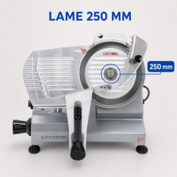Affettatrice per Prosciutto Pro 250 mm 150 W a Gravità