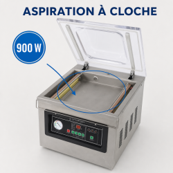 Macchina Sottovuoto a Campana 900 W - Saldatura 400 mm Inox