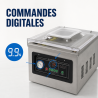 Macchina Sottovuoto a Campana 900 W - Saldatura 400 mm Inox