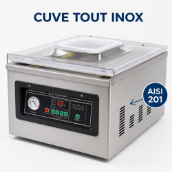 Macchina Sottovuoto a Campana 900 W - Saldatura 400 mm Inox