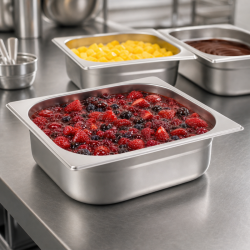 Bac Gastro GN 2/3 Inox 9 L - Profondità 100 mm