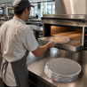 Teglia per Pizza Forata Ø 250 mm Alluminio — Dynasteel