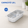 Bac Gastro GN 1/4 Inox — Profondità 65 mm — 1,8 L