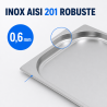 Bac Gastro GN 2/3 Inox — Profondità 20 mm, 1,35 L