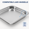 Bac Gastro GN 2/3 Inox — 40 mm, 3 L, Lavastoviglie
