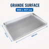 Piastra di Presentazione Forata in Alluminio 660 x 457 mm