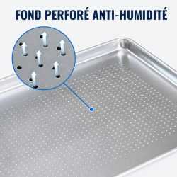 Piastra di Presentazione Forata in Alluminio 660 x 457 mm