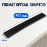 Tappetino da Bar in PVC 59 cm Nero — Scolapiatti da Banco CHR