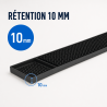Tappetino da Bar in PVC 59 cm Nero — Scolapiatti da Banco CHR