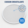Teglia per Pizza Forata Ø 280 mm Alluminio — Dynasteel