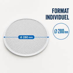 Teglia per Pizza Forata Ø 280 mm Alluminio — Dynasteel
