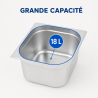 Bac Gastro GN 2/3 Inox 18 L - Profondità 200 mm