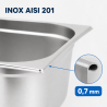 Bac Gastro GN 2/3 Inox 18 L - Profondità 200 mm
