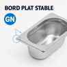 Bac Gastro GN 1/9 Inox - Profondità 65 mm - 0,6 L