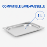 Bac Gastro GN 1/2 Stainless Steel - 20 mm - 1 L - Dynasteel
