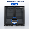 Retrobar Refrigerato 209 L 2 Porte in Vetro — Ventilato