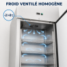 Armadio Refrigerato Positivo 650 L Inox GN 2/1 Ventilato