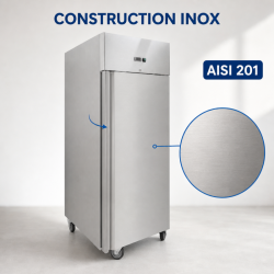 Armadio Refrigerato Positivo 650 L Inox GN 2/1 Ventilato