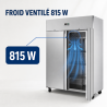 Armadio Negativo 1400 L Inox 2 Porte GN 2/1 Ventilato