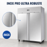 Armadio Negativo 1400 L Inox 2 Porte GN 2/1 Ventilato