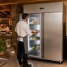 Armoire Réfrigérée Positive 1400 L Inox GN 2/1 – 2 Portes