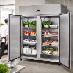 Armoire Réfrigérée Positive 1400 L Inox GN 2/1 – 2 Portes