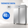 Armoire Réfrigérée Positive 1400 L Inox GN 2/1 – 2 Portes