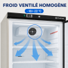 Armadio Congelatore Inox 510 L Ventilato -18/-22 °C