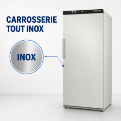 Armadio Congelatore Inox 510 L Ventilato -18/-22 °C