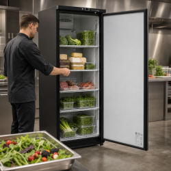 Armadio Refrigerato Positivo 376 L Nero 0/+8 °C