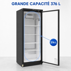 Armadio Refrigerato Positivo 376 L Nero 0/+8 °C