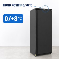 Armadio Refrigerato Positivo 376 L Nero 0/+8 °C