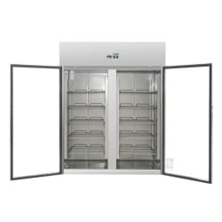 Armadio Refrigerato Positivo 1400 L 2 Porte Vetrate GN 2/1