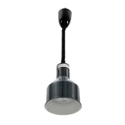 Lampe Chauffante Noire Dynasteel - Maintien chaud pour professionnels