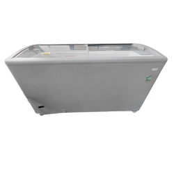 Freezer Stainless Steel Look with Sliding Glass Doors - 500 L - TENSAI