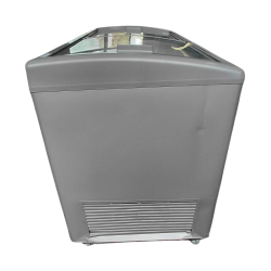 Freezer Stainless Steel Look with Sliding Glass Doors - 500 L - TENSAI
