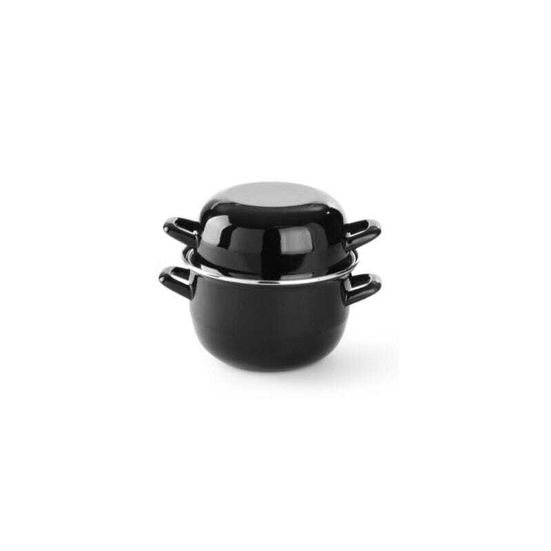 Cocotte per cozze smaltata 5 L Hendi