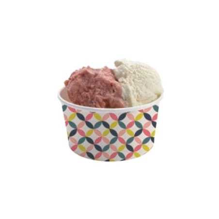 Contenitore per Gelato e Dessert da 180 ml - Formato Grande - Eco-sostenibile - Lotto da 50