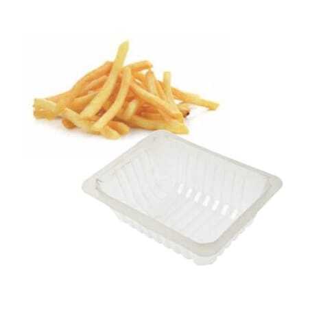 Set of 250 Translucent French Fries Trays - 75cl