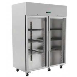 Armadio Refrigerato Positivo 2 Porte Vetrate GN2/1 - 1400 L