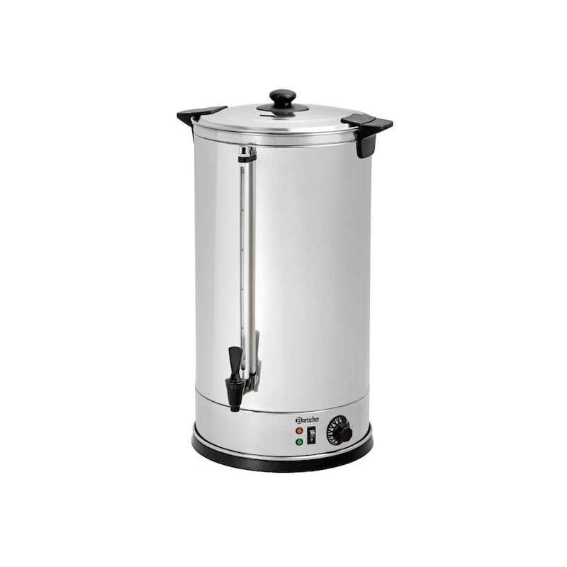 Distributore di acqua calda 28L - Distributore isotermico / Samovar / Pentola per vin brulé professionale Casselin