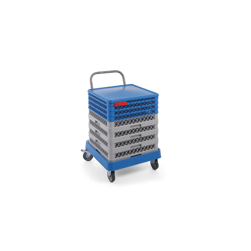 Washing Basket Trolley with Handle