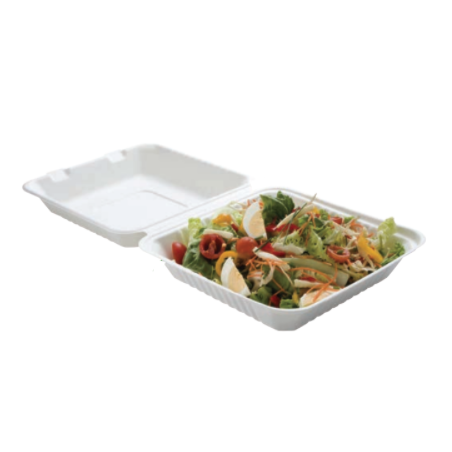 Lunch Box Bagasse 1 Compartiment - Lot de 50