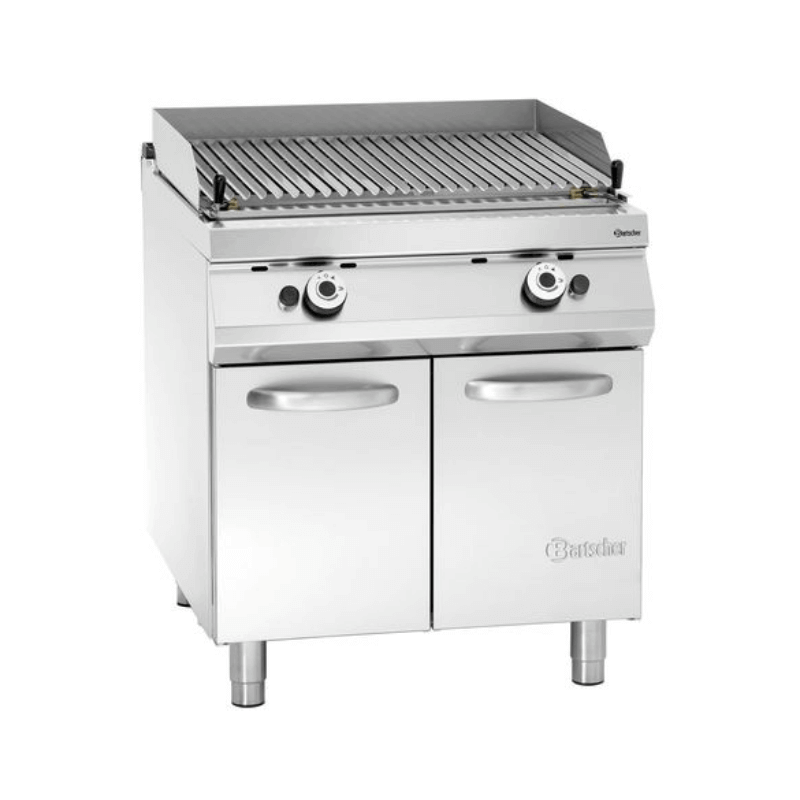 Barbecue a gas professionale con pietre laviche Bartscher Serie 900 - Griglia V