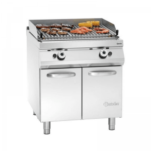 Barbecue a gas professionale con pietre laviche Bartscher Serie 900 - Griglia V