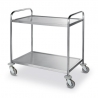 Carrello Inox 2 Ripiani - 2 x 50 Kg