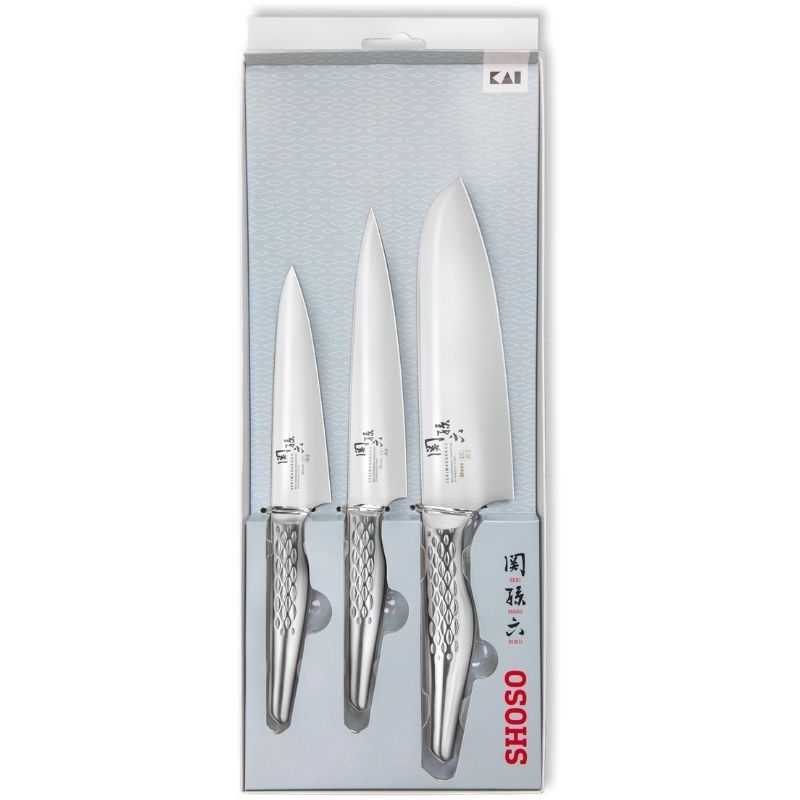 Set di coltelli Shoso KAI - Taglio professionale | Fourniresto